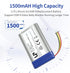 LP Replacement Battery for Infant Optics DXR-8 Baby Monitor Unit, 1-Pack 3.7V 1500mAh Lithium Ion Rechargeable Battery(NOT for DXR-8 Pro