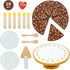 Playset PairPear Birthday Party Cake for Kids,Wooden Toys Play Food