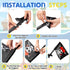 Junkin 5 Pcs Plastic Pirate Steering Wheel, Telescope, Safety Handles, and Flags for Outdoor Swing Set Accessories