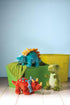 Mary Meyer Smootheez Pillow-Soft Toy - 10-Inches Blue Stegosaurus Dinosaur Stuffed Animal