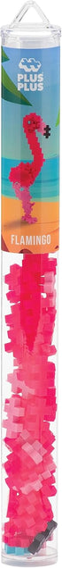 PLUS PLUS - Flamingo - 70 Piece, Interlocking Mini Puzzle Blocks for Kids, Construction Building STEM/STEAM Toy