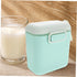 Portable Formula Container Capacity Travel Dispenser with Multi Compartment Design Lightweight Cork Material for Milk