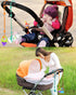 Toy Straps for Baby, Adjustable 4-Pack Toy Holder for Stroller Accessories, Silicone Pacifier Clip, No Throw Travel