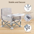 FUFVUTI 6 3 Portable Baby Chair with Removable Tray Folding Booster Seat for Toddlers Months to Years, Lightweight