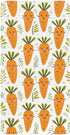 KICPOAY Cute Carrots Leaves Toddler Bed Crib Sheets Baby Crib Sheets Cover for
