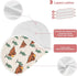 Set 1, 22 11 Inch Muslin Baby Burp Cloths of Soft Western Cactus Absorbent Muslin Washcloths, Bibs, Face Towel