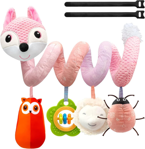 MONSTIME Car Seat Toys Infant Toys 0-6 Months, Newborn Toys 0-3 Months