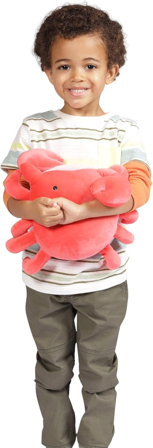 12" Manhattan Toy Crabby Abby Velveteen Sea Life Toy Crab Stuffed Animal