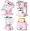 Kids Kitchen Toys Set, BPA-Free 7 Piece Pretend Play Appliances with Light