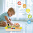 3+ Montessori Busy Board for Toddlers Baby Busy Board Car Steering Wheel Wooden Sensory Board Travel Toys for Fine