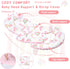 Pack Set, of Baby Car Seat Head Support and Nursing Pillow Cover Ultra Soft Comfortable