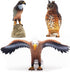 Gemini&Genius Falcon, Eagle, Owl Birds Animals Action Figure Toys for Kids(3Pcs)