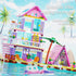 8+, Set 791pcs MindBox Girl Beach House Building Blocks Toys for Girls Age Seaside Villa Friends Building with Light