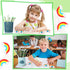 60 Pieces Rainbow Erasers, Cute Classroom Erasers for Kids, St. Patrick's Day Erasers for Office School