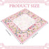 Sonwyoung 1 31.5 31.5 Chinoiserie Mahjong Mat with Carrying Bag x Pink and White Rubber Anti Slip and Noise Reduction