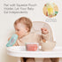 Momcozy Reusable Baby Food Pouches for Toddlers, BPA Free, Freezer Safe, Refillable, 10 Packs, 3.4-4oz