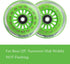 Wiggle Car Polyurethane Replacement Wheels Set for Ride-on Toys - Light Green