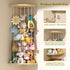 Dayacoco 80 Shelf,60-80 in Stuffed Animal Storage Wooden Corner in Length Adjustable,Stuffed Animal Organizer,Wall
