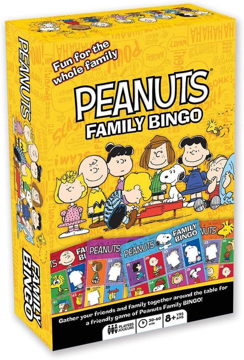 AQUARIUS Peanuts Family Bingo Game