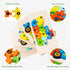6 Pack Wooden Vehicle Toddler Puzzles for Kids Ages 2-6, Montessori Toys for Learning Jigsaw