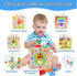 1 2 3 1st 12+ Wooden Activity Cube | Montessori Toys for Year Old Toddlers | One Year Old First Birthday Gift |