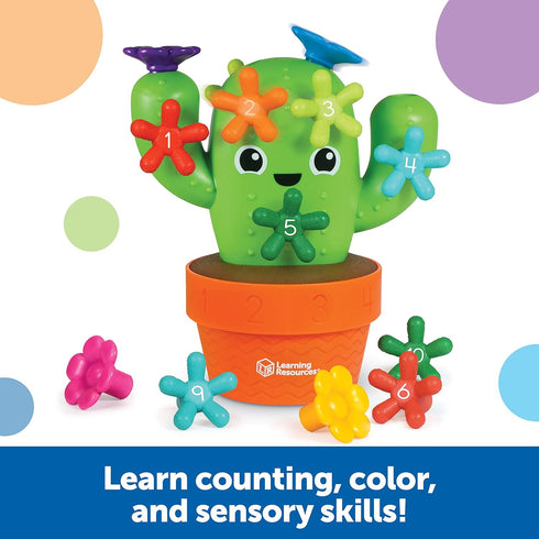 Learning Resources Carlos The Pop & Count Cactus, Toddler Learning Toys, Educational Toys for Kids