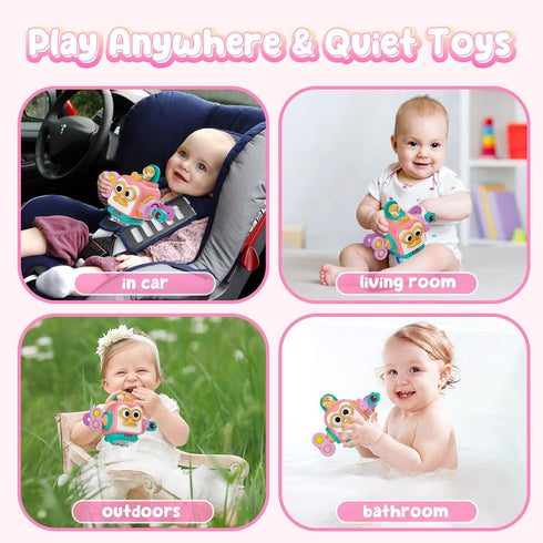 1 1 1-3,Fine 6, 9, 10, 12, 18 OSIMILY Toys for Year Old Girl, Busy Cube Gift for Year Old Girl,Sensory Toys