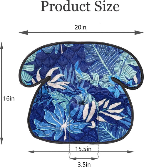 Blue Car Seat Protector Piddle Pad,Waterproof Carseat Covers,Potty Training Anti-Slip Potty Toilet Training Liner