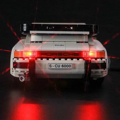 LIGHTAILING Light Set for Porsche 911 Building Blocks Model, LED Light Kit Compatible with Lego 10295