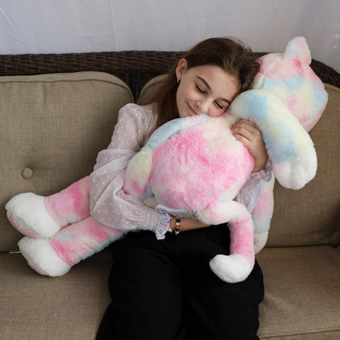 3.2lbs 39.5 inch Tezituor Cat Stuffed Animals, Hugging Large Stuffed Cat Plushies with Long-Legged for Boys Girls