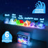 ZGLYMUS Light Up Bath Toys,No Hole Mold Free Baby Bath Toys,Ocean Animal Water-Activated Lights Flashes and Change