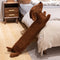 Enhopty 43” Giant Dachshund Dog Plush Pillow - Long Body Throw Sleeping Pillow for Kids, Christmas Gift (43inch,