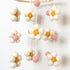Goukurlsma Daisy Mobile for Crib Boho Baby Crib Mobile for Girls Pink Felt Flower Baby Mobile for Crib