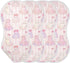 decor gift 4 Pack 22x11in Cotton Burp Cloths Muslin Soft Touch Cute Spooky Halloween Bow Ghosts Baby spit up Cloth