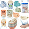 Bath Toys for Kids Ages 1-3: 14 Pack Water Table Bathtub Toy, Floating Boats & Waterfall Bath Cups for Toddler Birthday