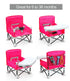 PandaEar Portable Travel Booster Seat with Tray| Folding Baby Seat Booster High Chair for Dining Table| Compact Camping