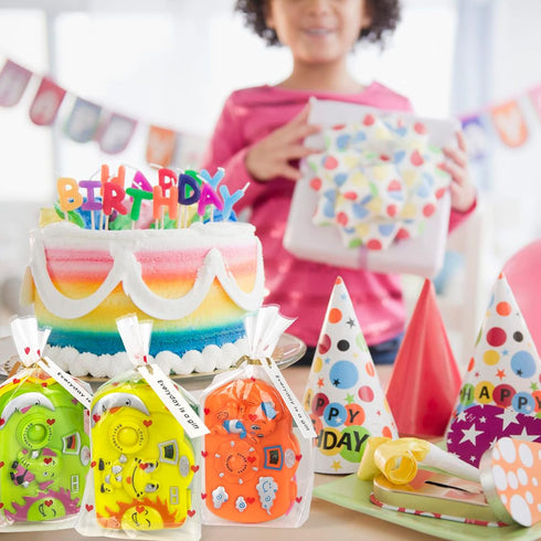 18Pcs Kids Toy Camera Set - 3 Color 6 Animal Patterns for Goodie Bags and Birthday Party Favors