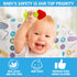 Teething Toys (5 Pack) - Tinabless Infant Teething Keys Set, BPA-Free, Natural Organic Freezer Safe for Infants and Toddlers, Silicone Baby Teethers
