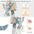 SNOOZYNEST 6-in-1 7-33 Baby Carrier Newborn to Toddler with Hip Seat, Soft Ergonomic All Positions Infant Carrier Ib