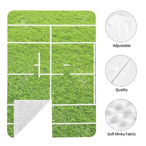 Zhbvncp Funny Green Tennis Court Baby Car Seat Cover & Breastfeeding Nursing Cover - Breathable Stretch Fabric