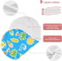 decor gift Summer 4 Pack 22x11in Cotton Burp Cloths Baby Soft and Absorbent? Watermelon Palm Waves Baby Rags for Babies