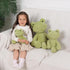 Apricot Lamb Toys Plush Velvet Frog Stuffed Animal, Soft Cuddly Perfect for Child (8.5 Inches)