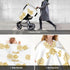 Hcpwzrf Summer Gold Pineapple Baby Car Seat Cover & Nursing Cover - Breathable Stretch Multi-Use Cover