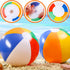 3 Otters 4PCS Beach Balls - 10inch Inflatable Pool Balls for Tropical Theme Party Favors