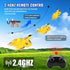 F-22 2.4 6-axis Yellow RC Plane for Kids Upgrade Raptor Fighter RC Airplane Remote Control Airplane Toys GHZ Smart Gyro
