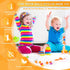 Weewooday 14 Pieces Motor Skill Tool Set, Science Learning Tools for Kids, Includes Test Tubes and Droppers