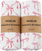 REZIPO 2 Pack Pink Bow Muslin Swaddle Blankets 70% Bambo 30% Cotton Breathable