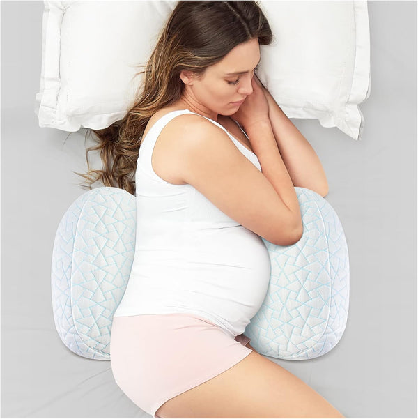 Pregnancy Pillow for Sleeping, Portable Adjustable Maternity Wedge Pillows for Side Sleepers,
