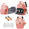 GurZinn Diaper Bag Backpack with Changing Station Portable 3 in 1 Multifunction