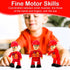 FUNERICA Toy Fireman Action Figures for Kids, Firefighter Figurines Community Helpers Toys for Fire Station Playset